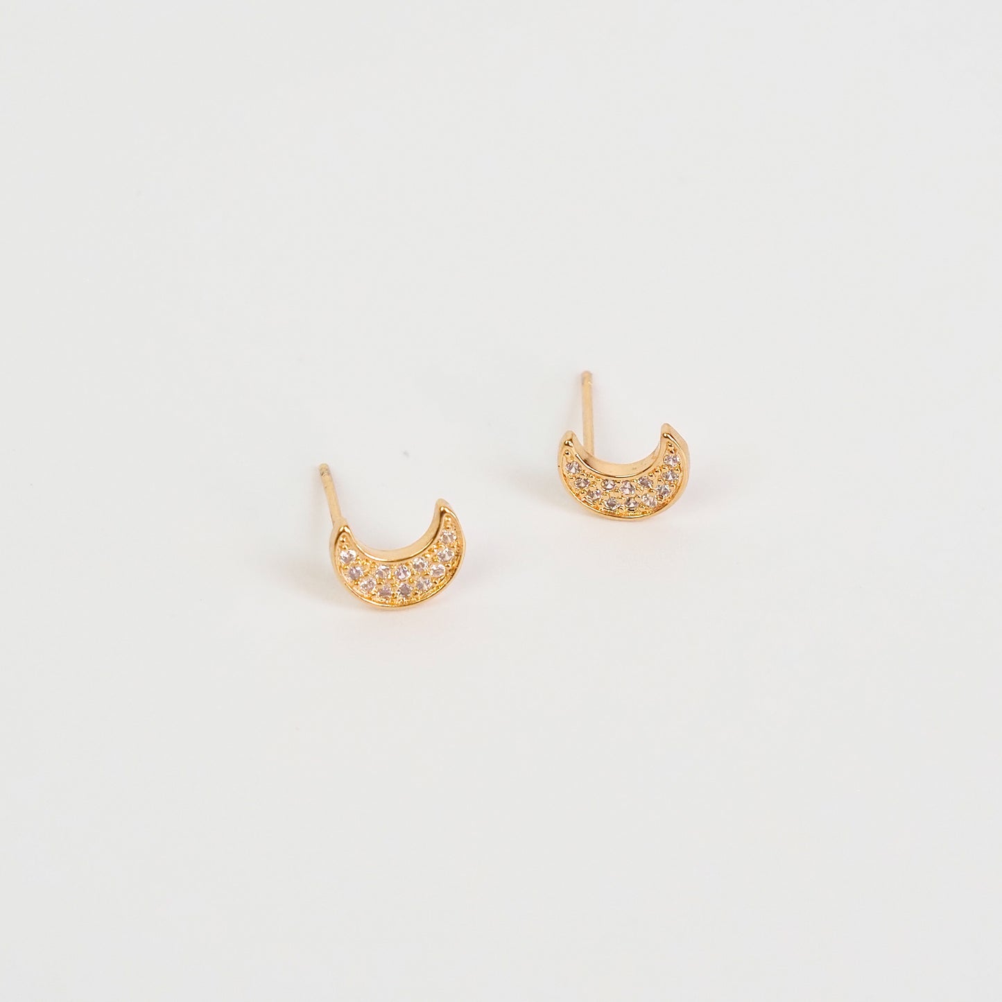 Brinco lua dourado