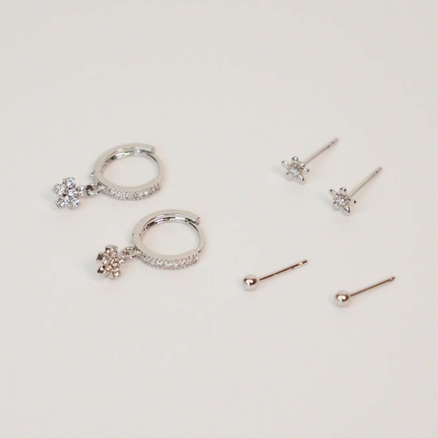 Kit Florzinha prateado