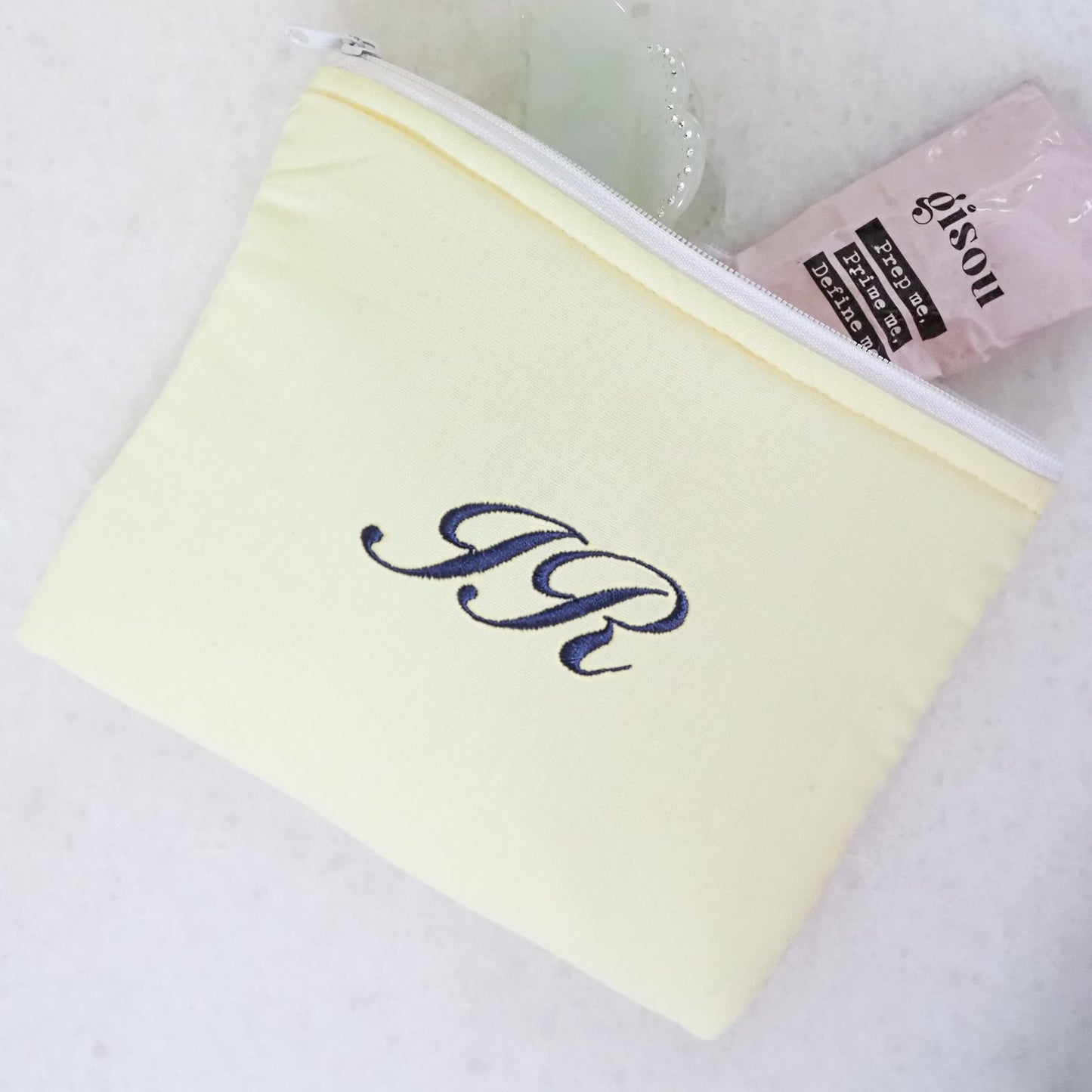 Necessaire envelope Inicial Vanilla Mini