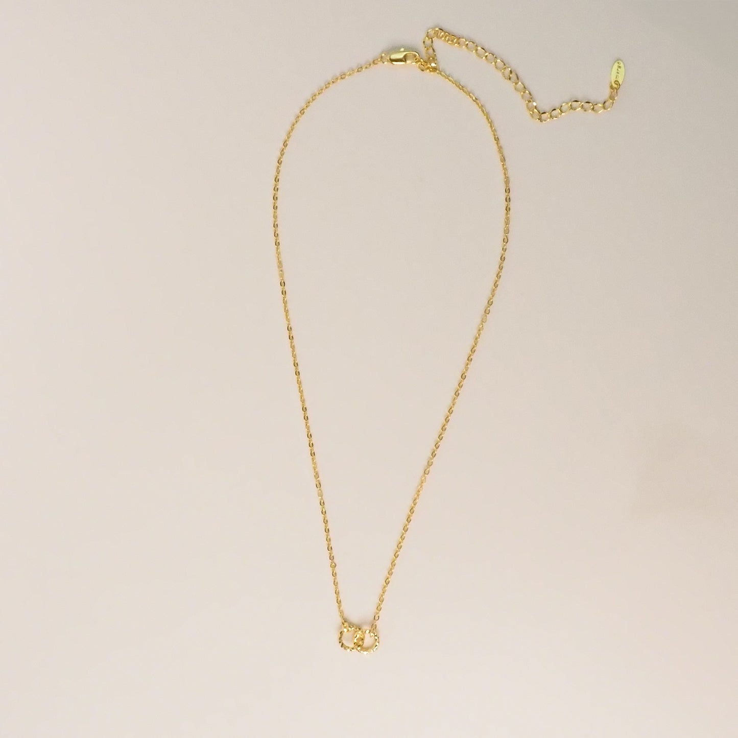 Kit colar e pulseira aliança dourado - margê atelier