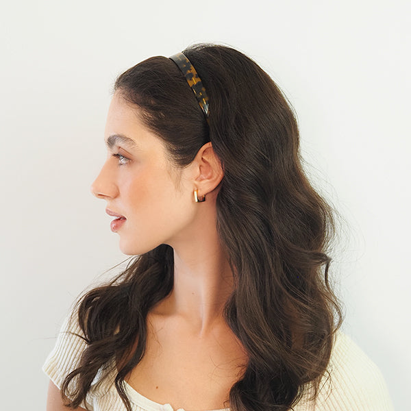 Tiara de cabelo tartaruga