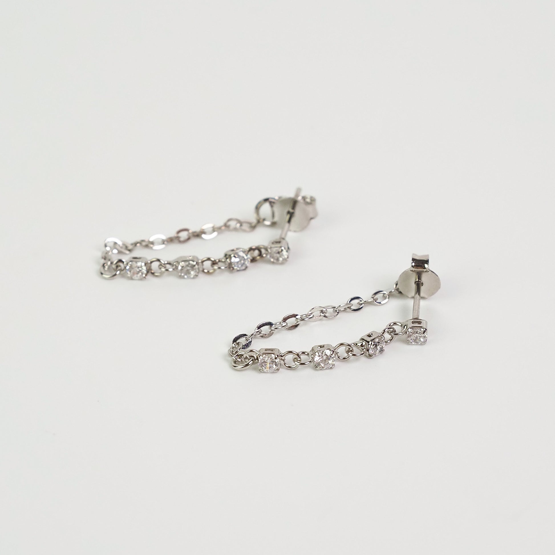 Kit zirconia corrente prateado - margê atelier