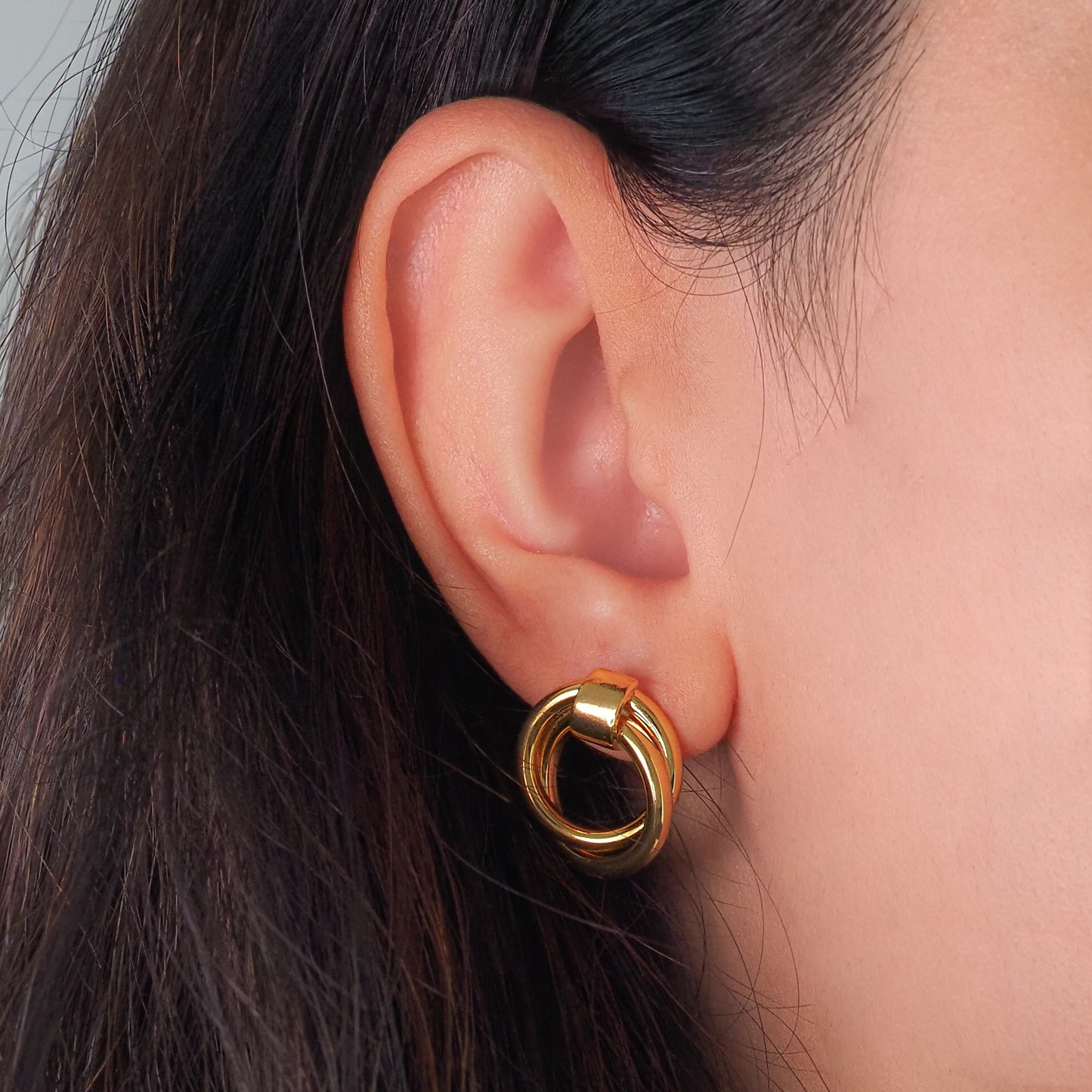 Brinco circo dourado - margê atelier