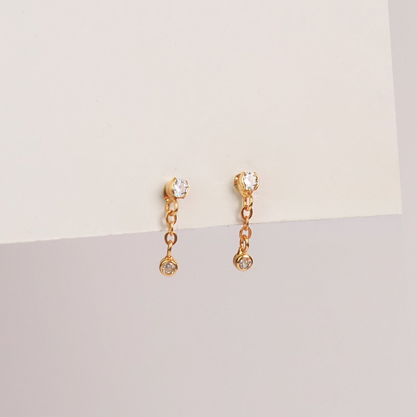 Kit zirconia corrente dourado - margê atelier
