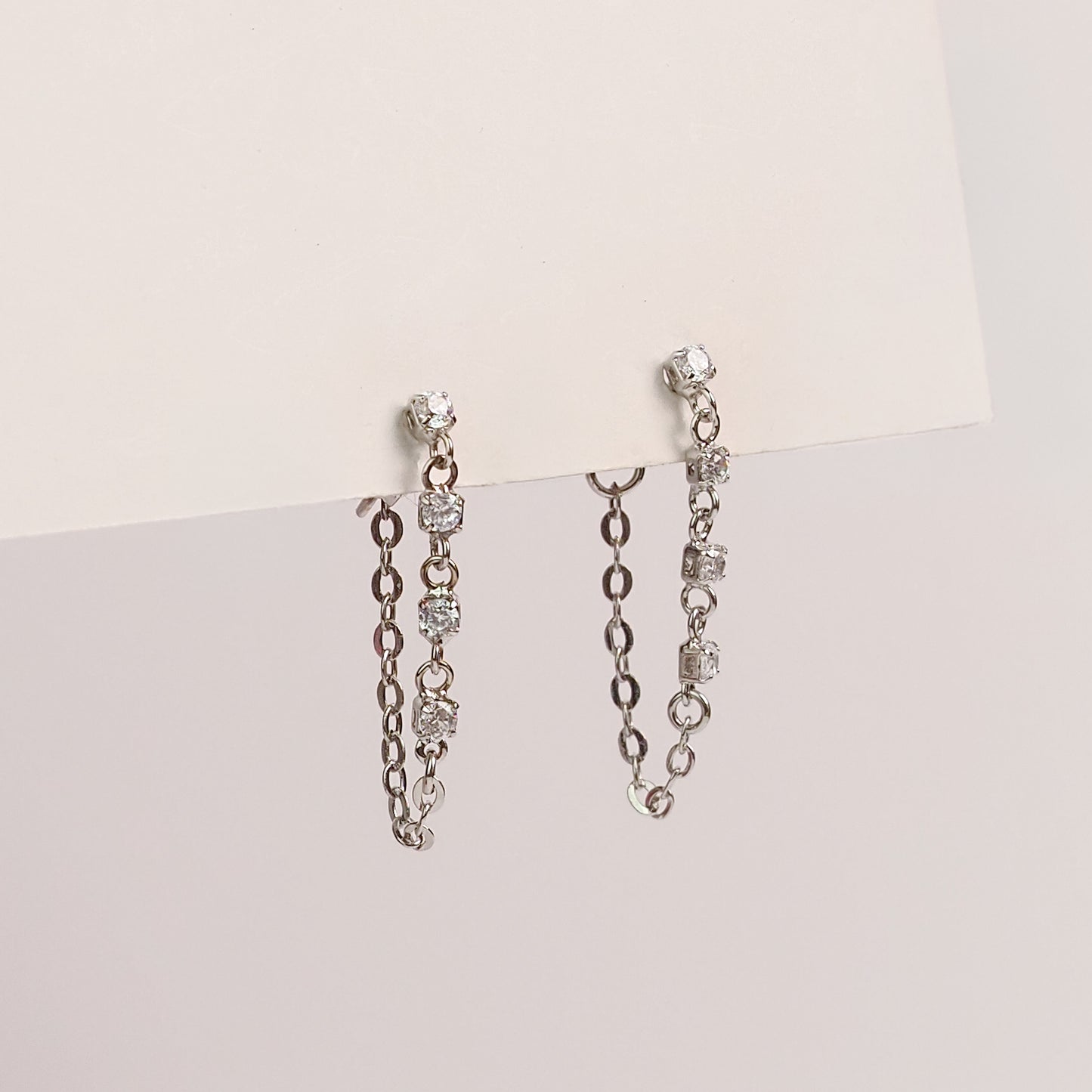 Kit zirconia corrente prateado - margê atelier