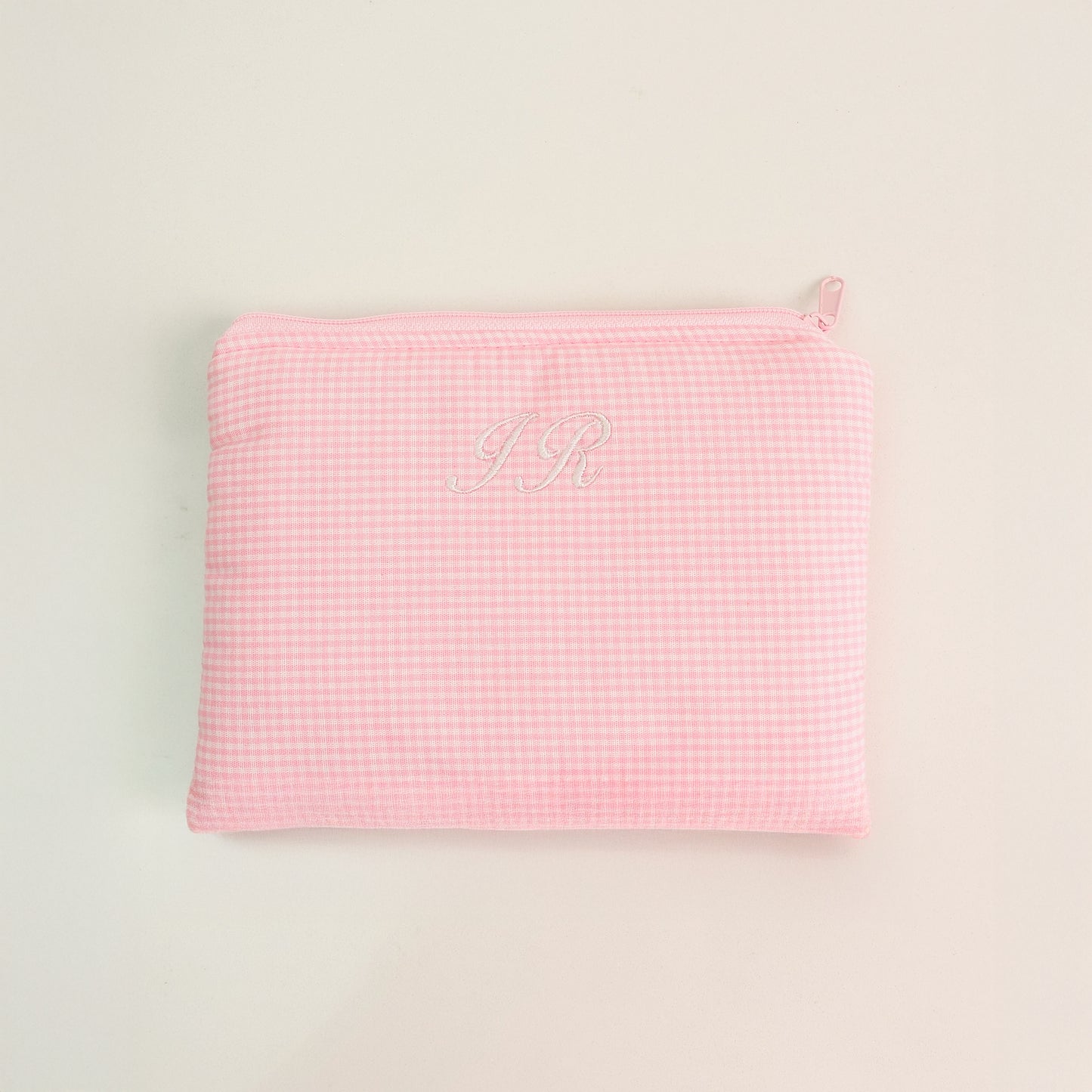 Necessaire Envelope Inicial Mini vichy - margê atelier