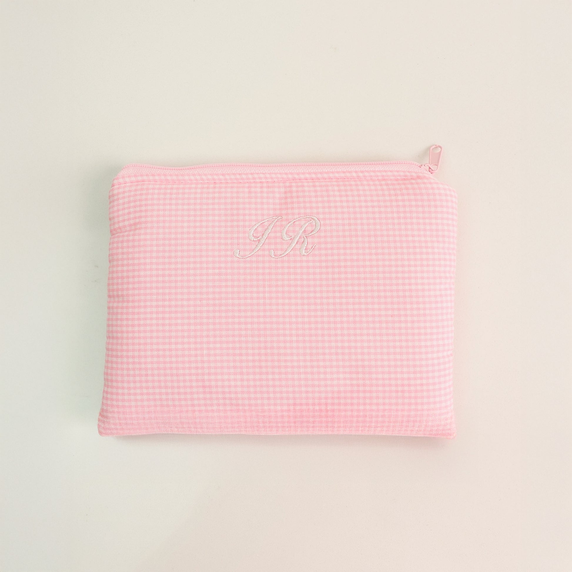 Necessaire Envelope Inicial Mini vichy - margê atelier