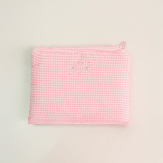 Necessaire Envelope Inicial Mini vichy - margê atelier