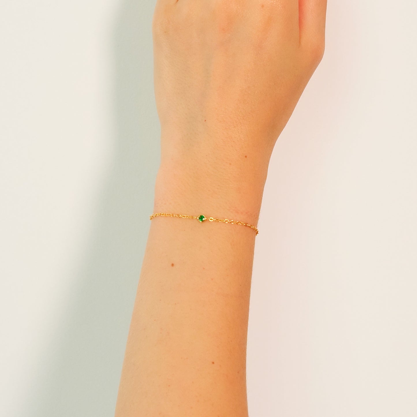 Pulseira Uma Zircônia Mês Aniversário