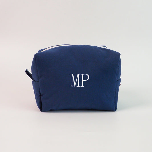 Necessaire Inicial Azul Marinho M - margê atelier