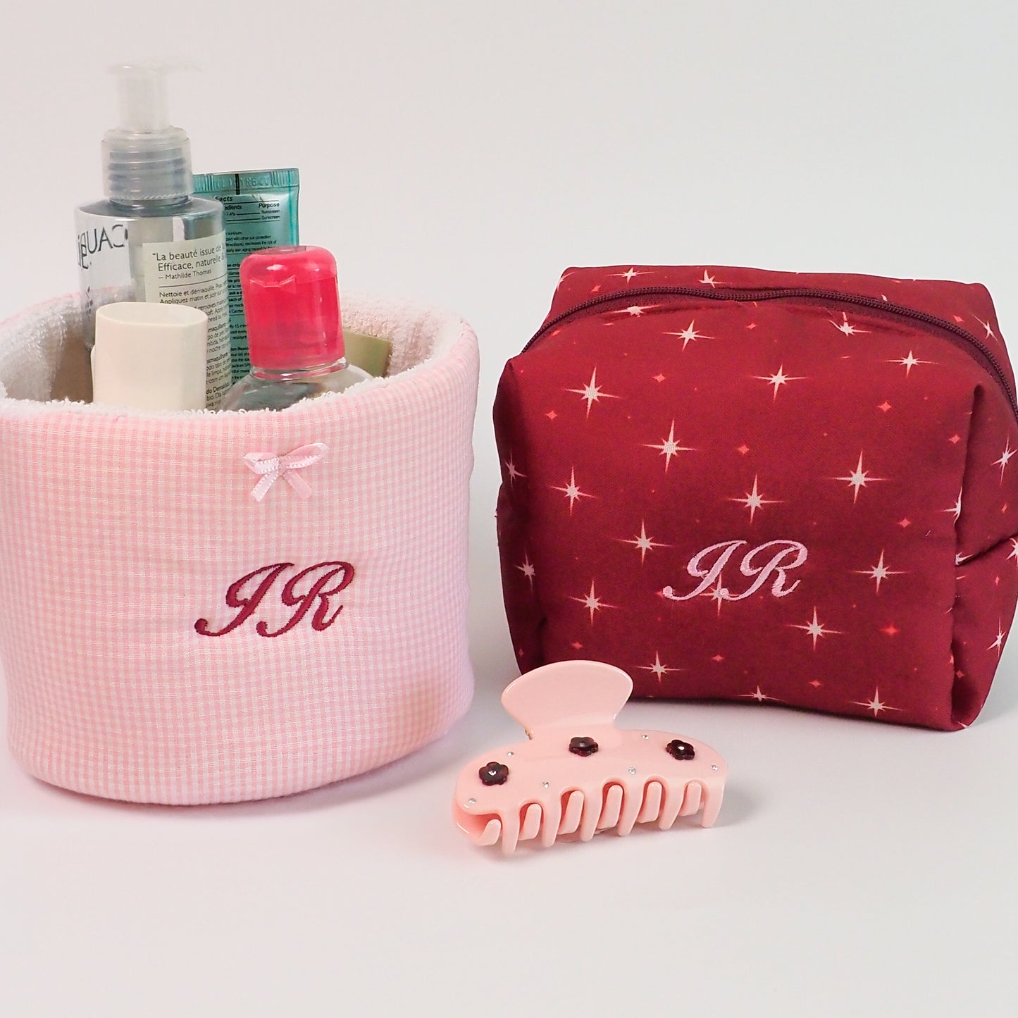 Necessaire estrelada vinho