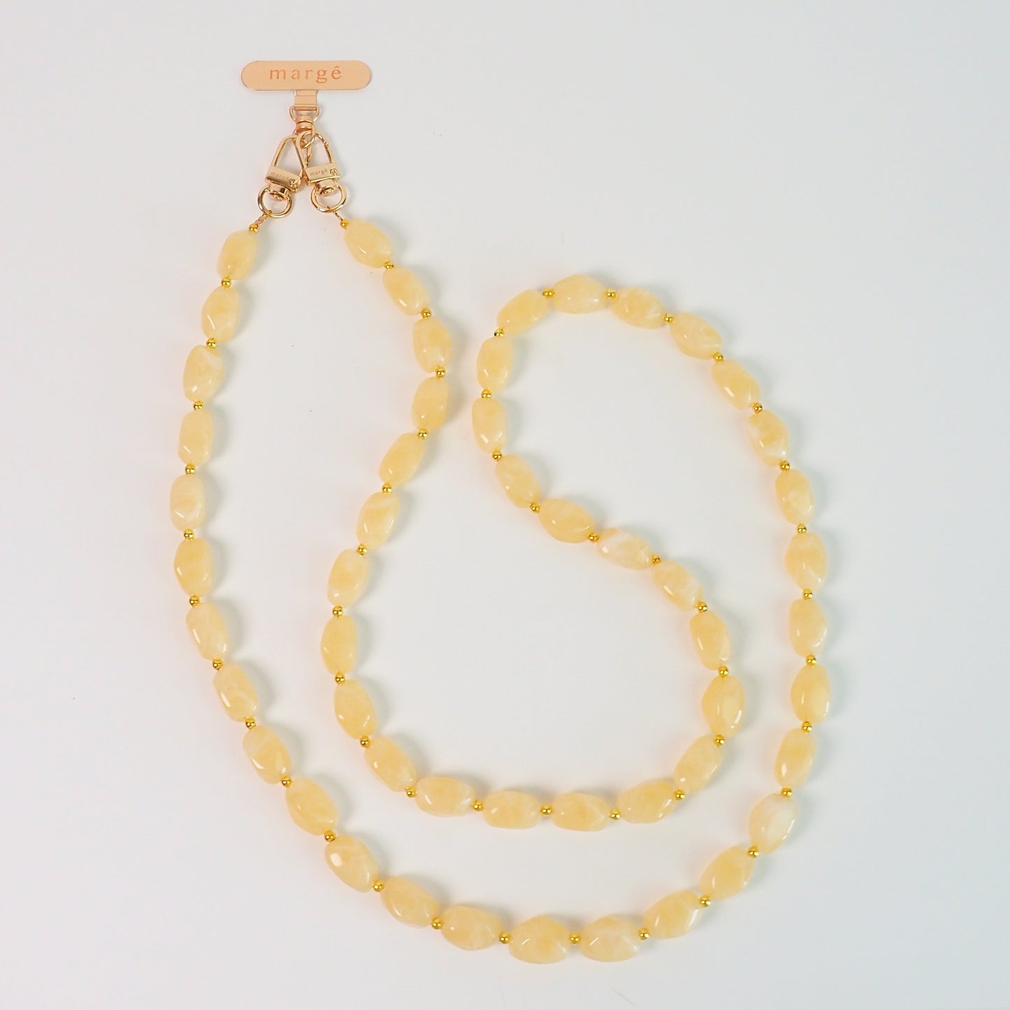 Kit de alças pedras creme