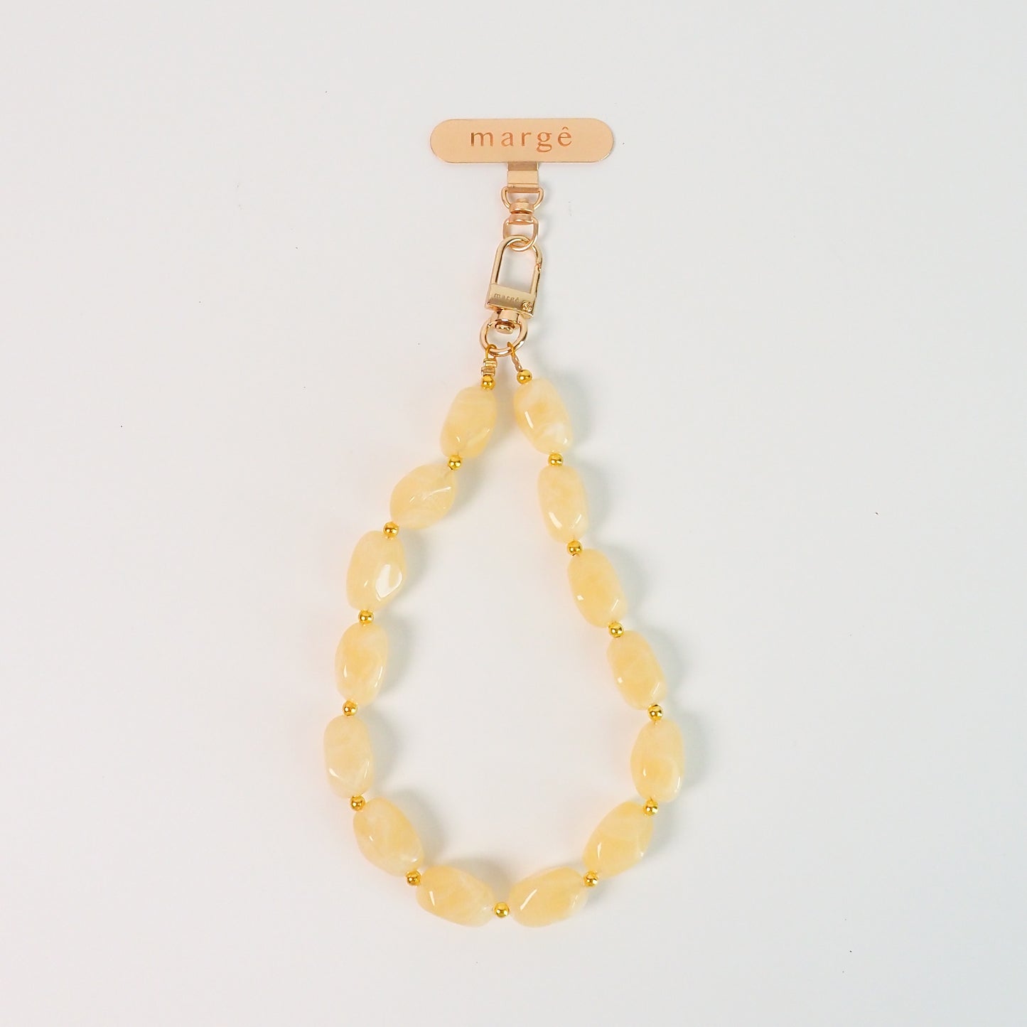 Kit de alças pedras creme