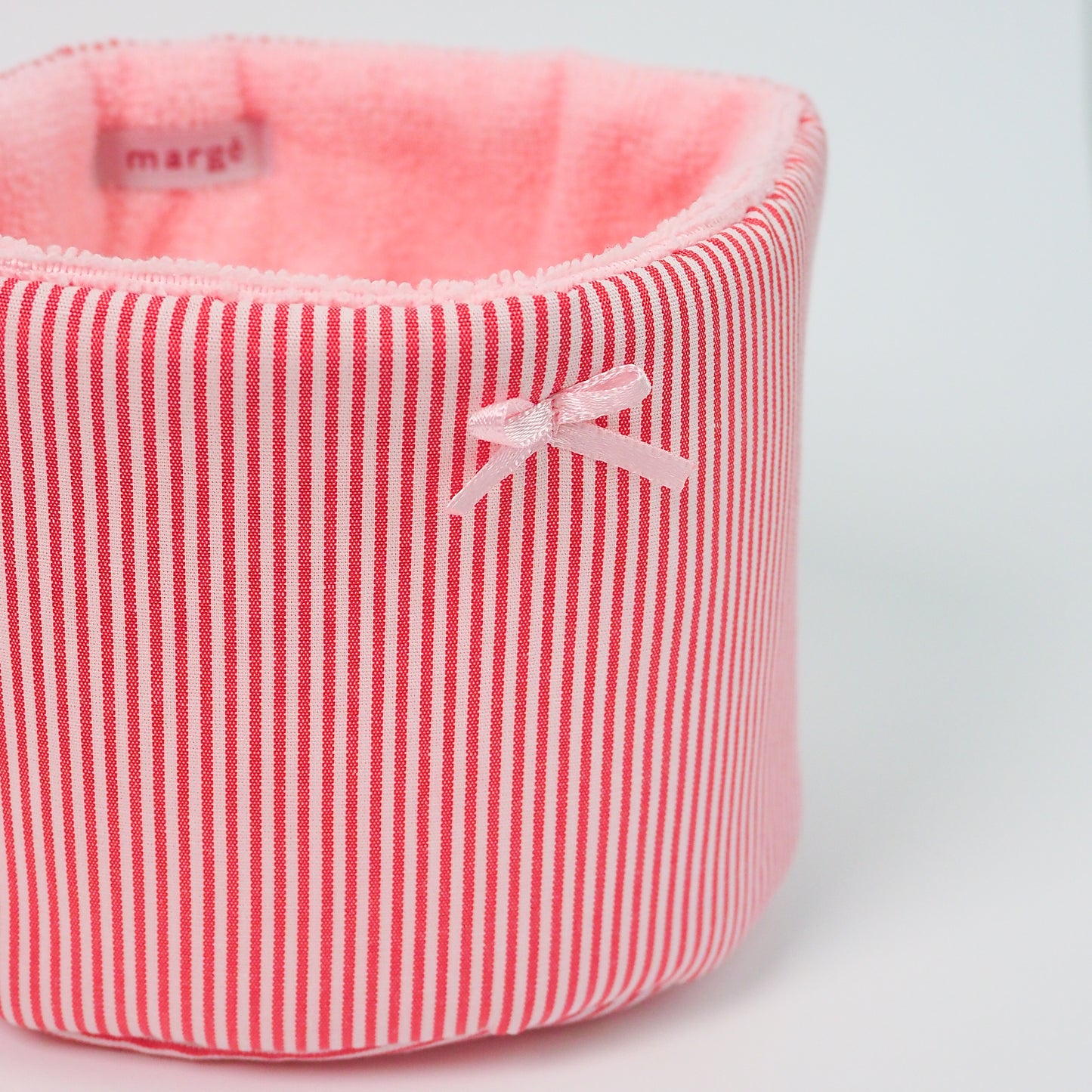 Organizador listras finas vermelho