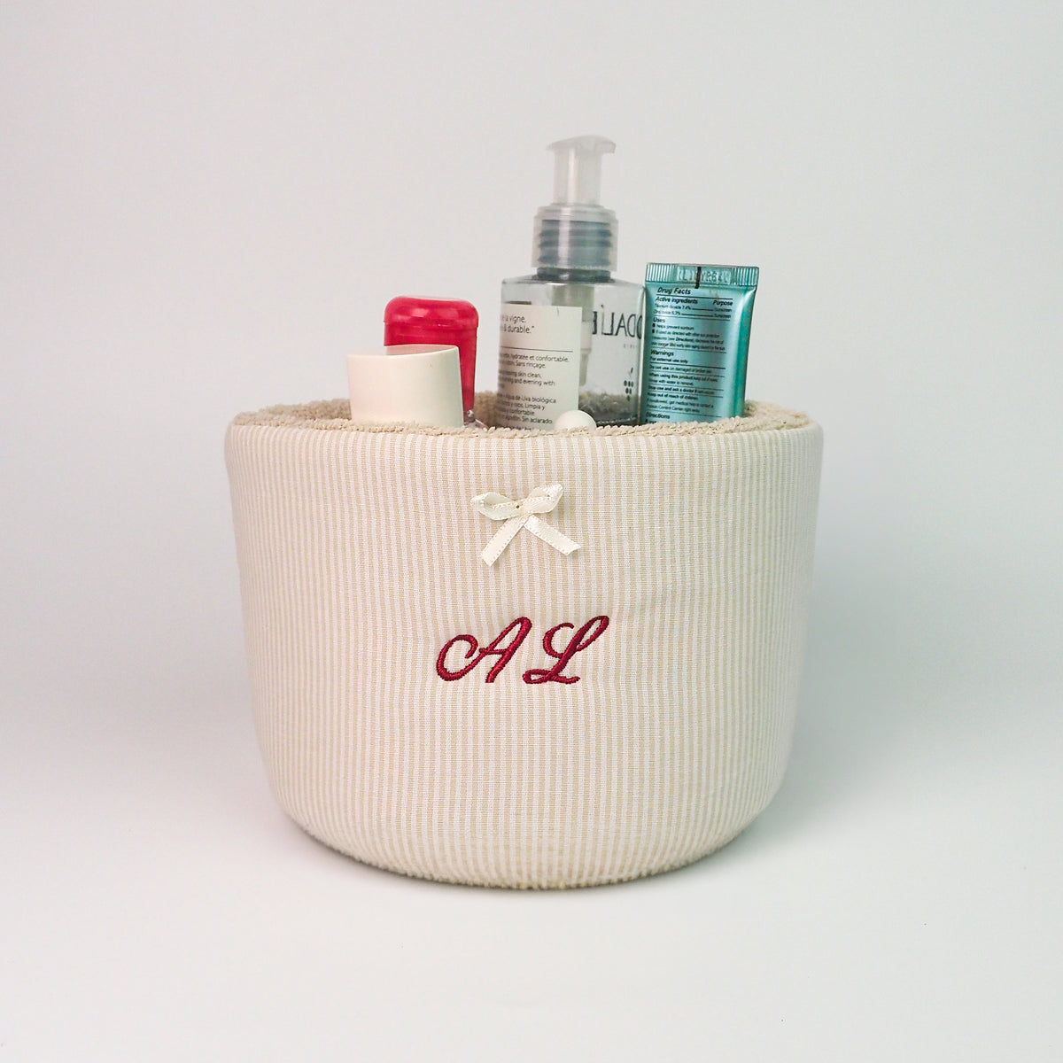 Organizador Listras Creme