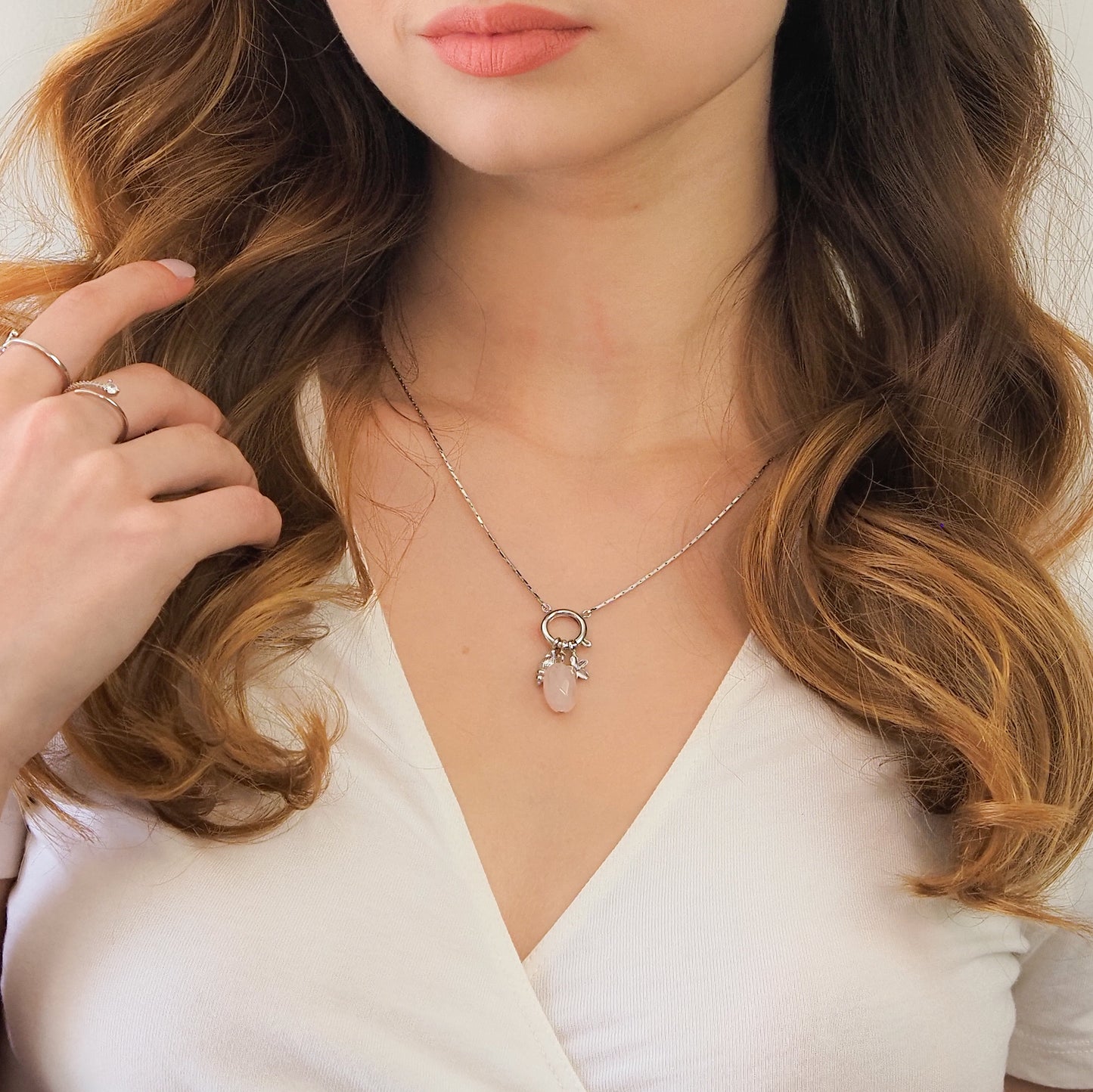 Charm Concha Prateado