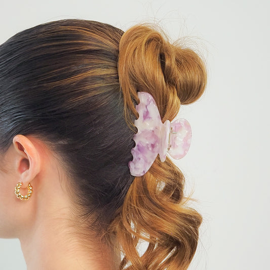 Piranha básica M lilás texturizada - margê atelier