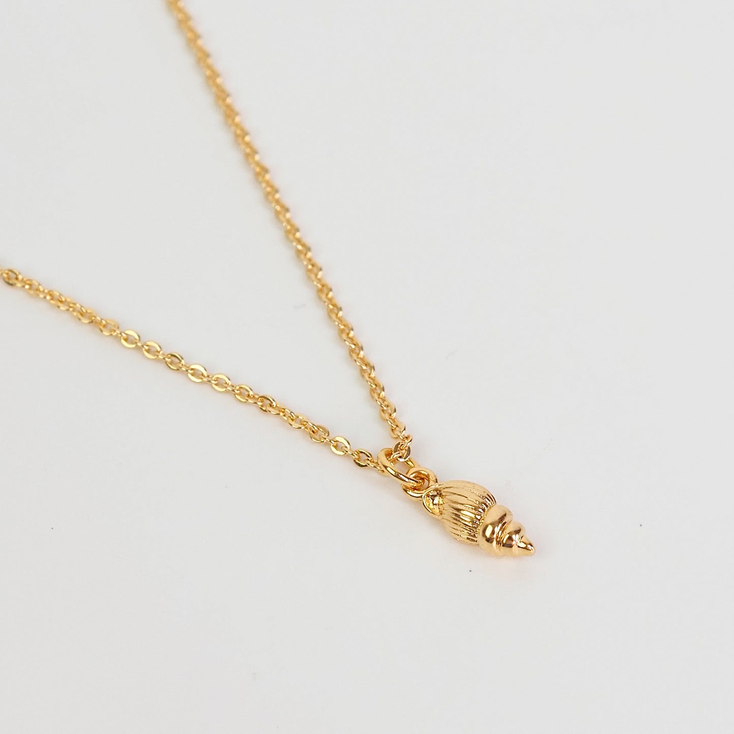 Colar concha dourado