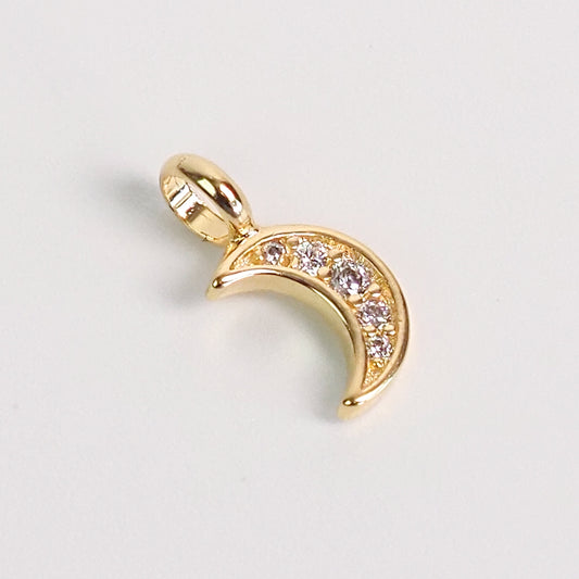 Charm lua dourado
