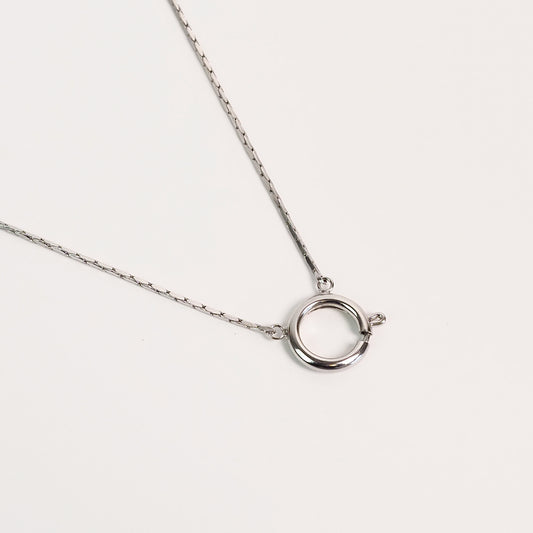 Colar charms prateado