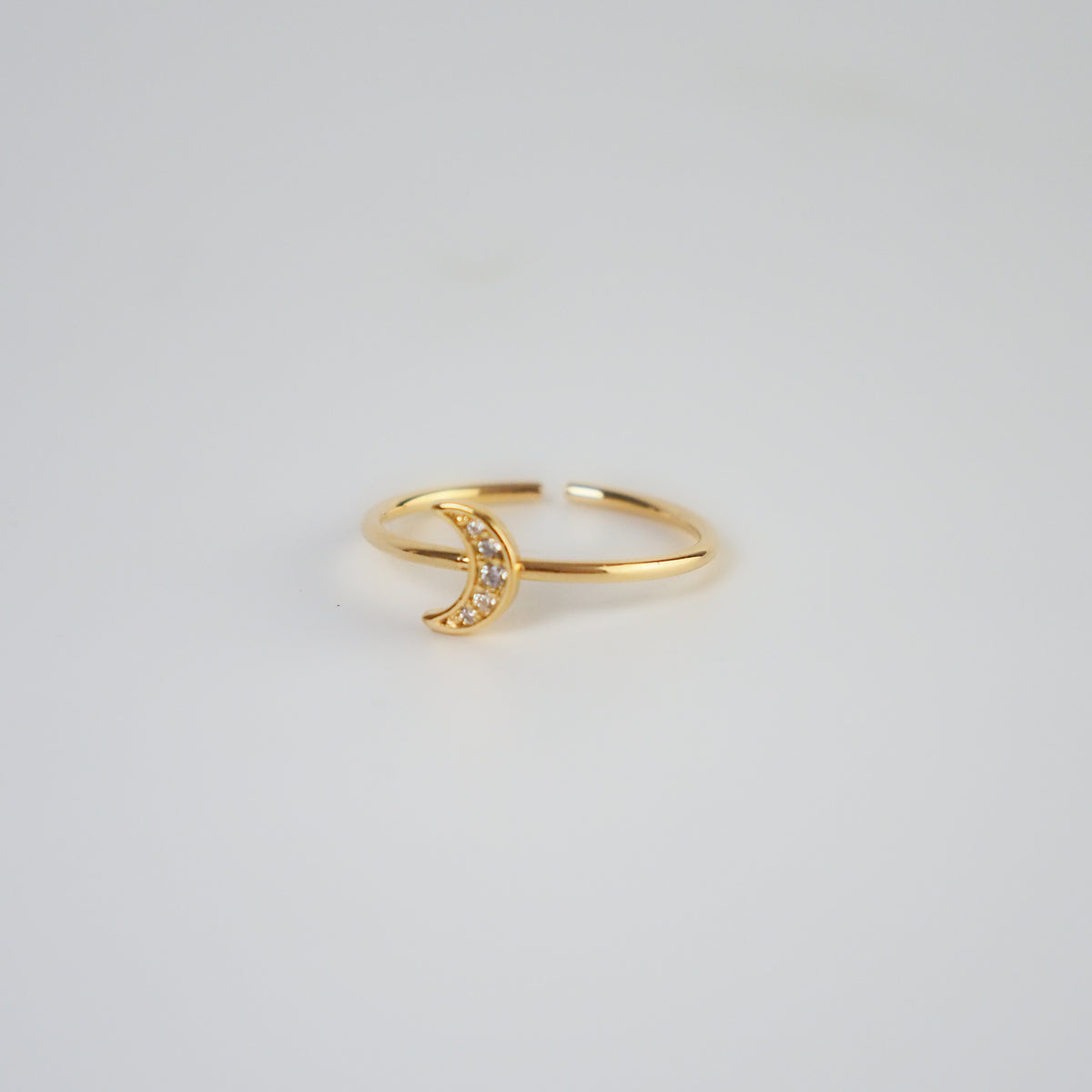 Anel Lua dourado