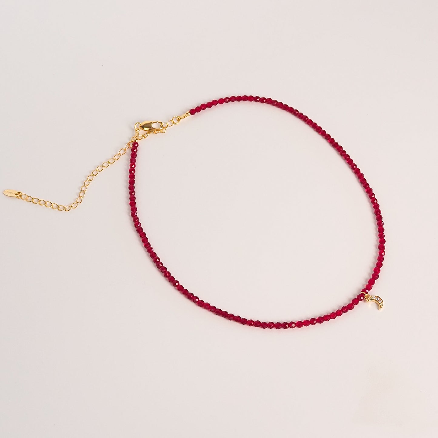 Colar lua vermelho