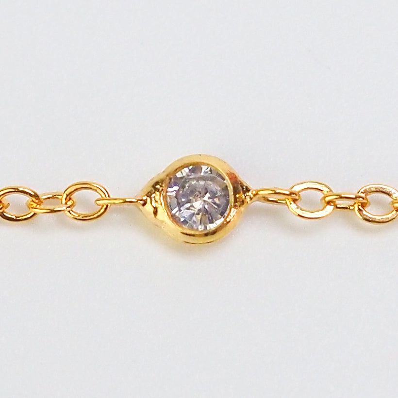 Pulseira Uma Zircônia Mês Aniversário