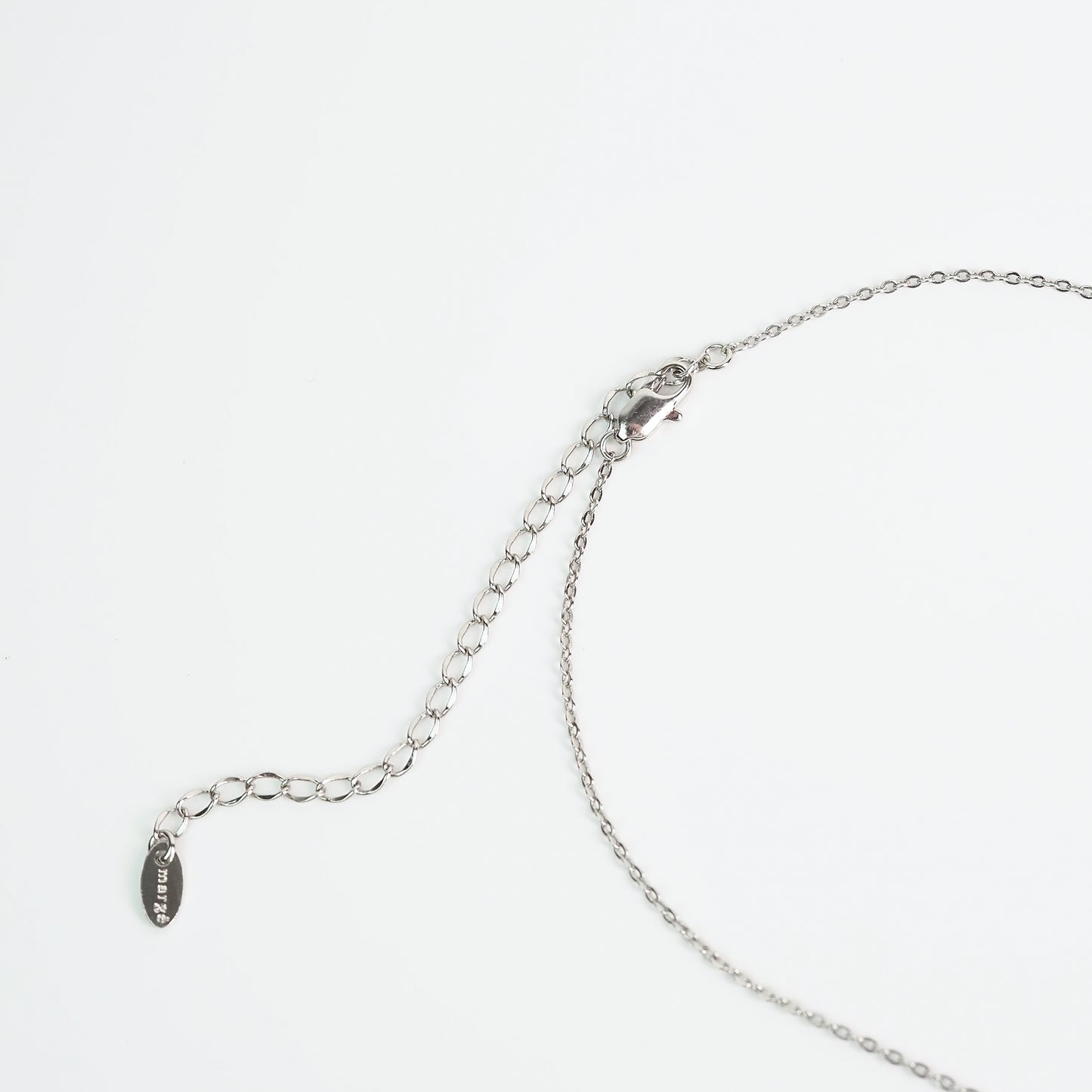 Colar Medalha Inicial zirconia prateada