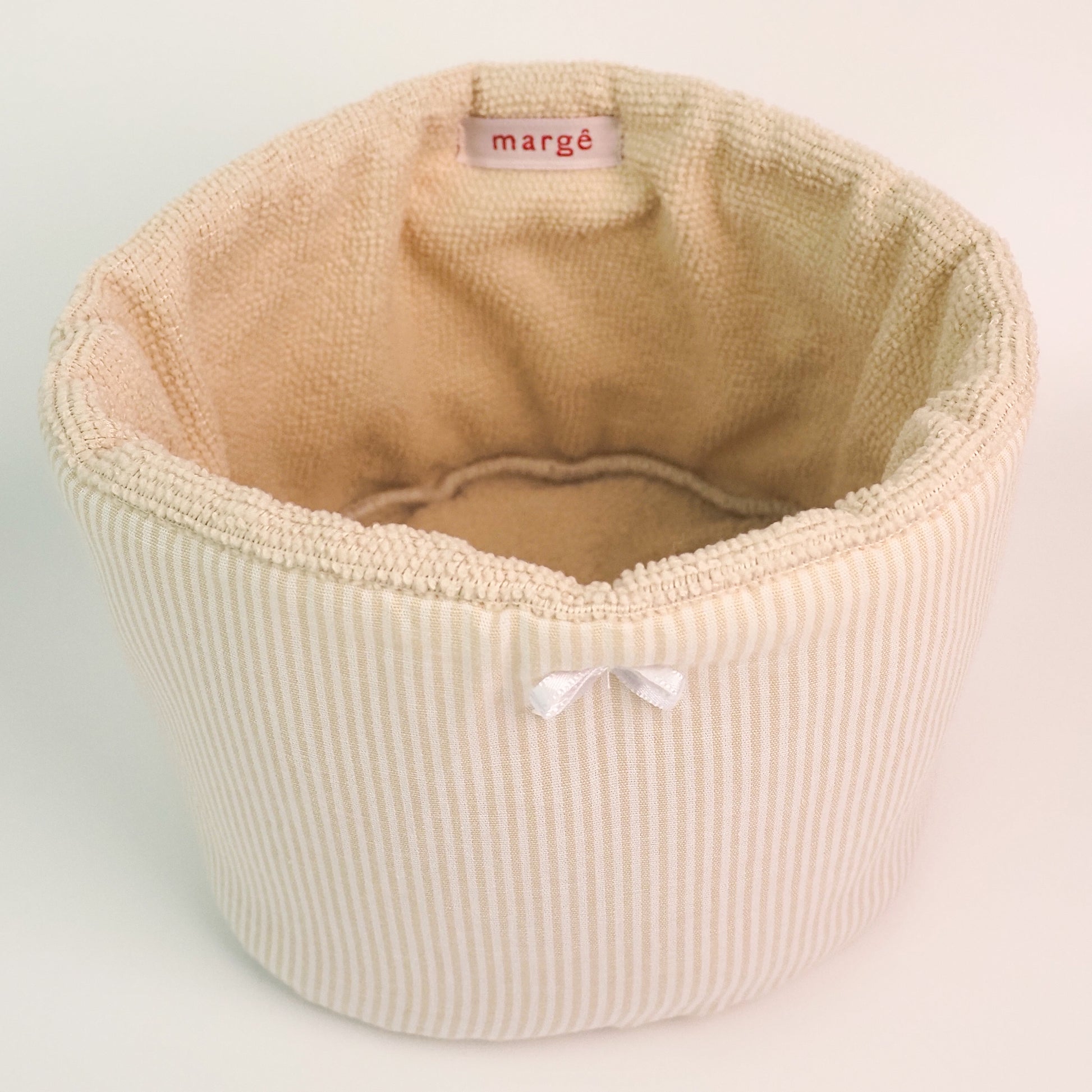 Organizador Listras Creme - margê atelier