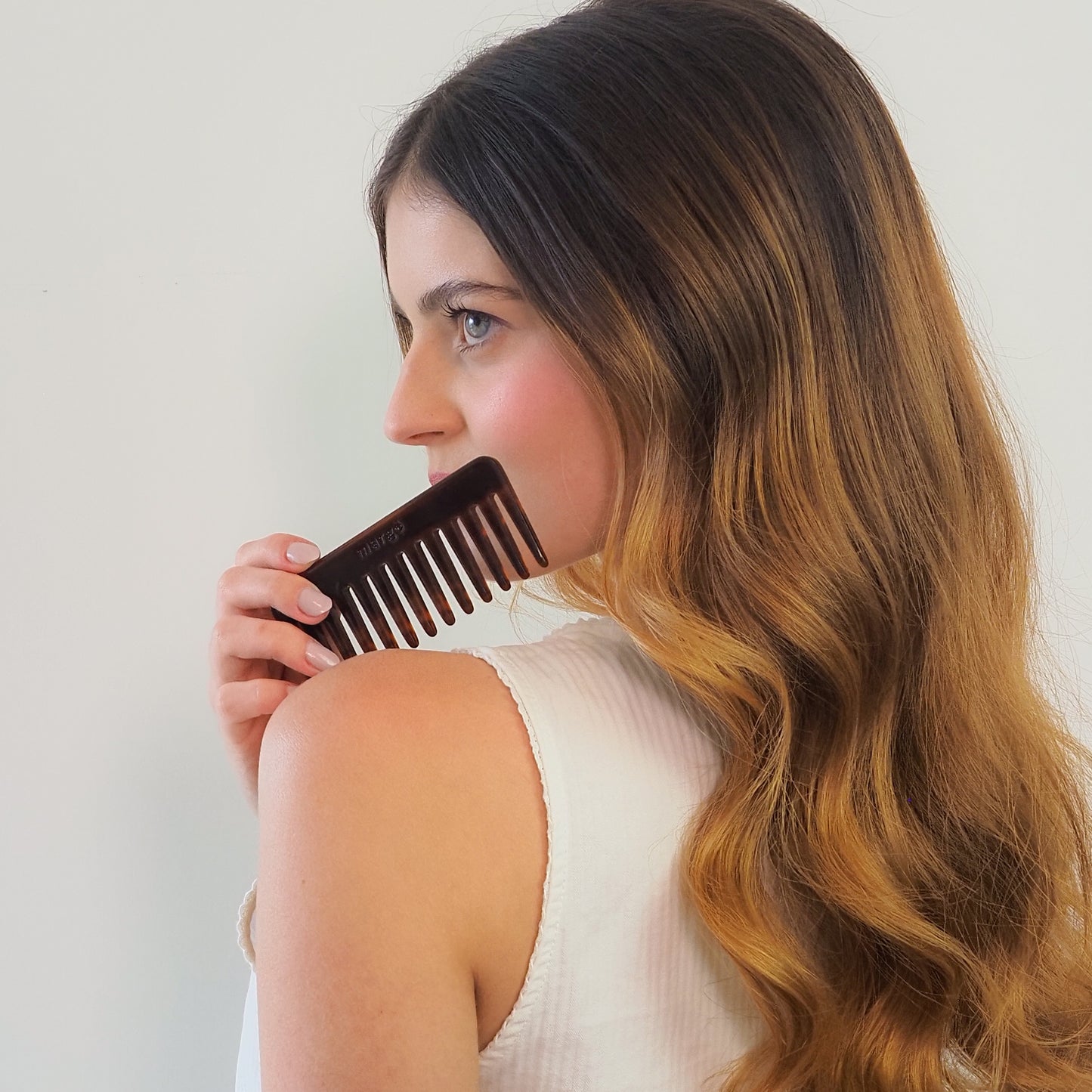 Pente Marrom - margê atelier