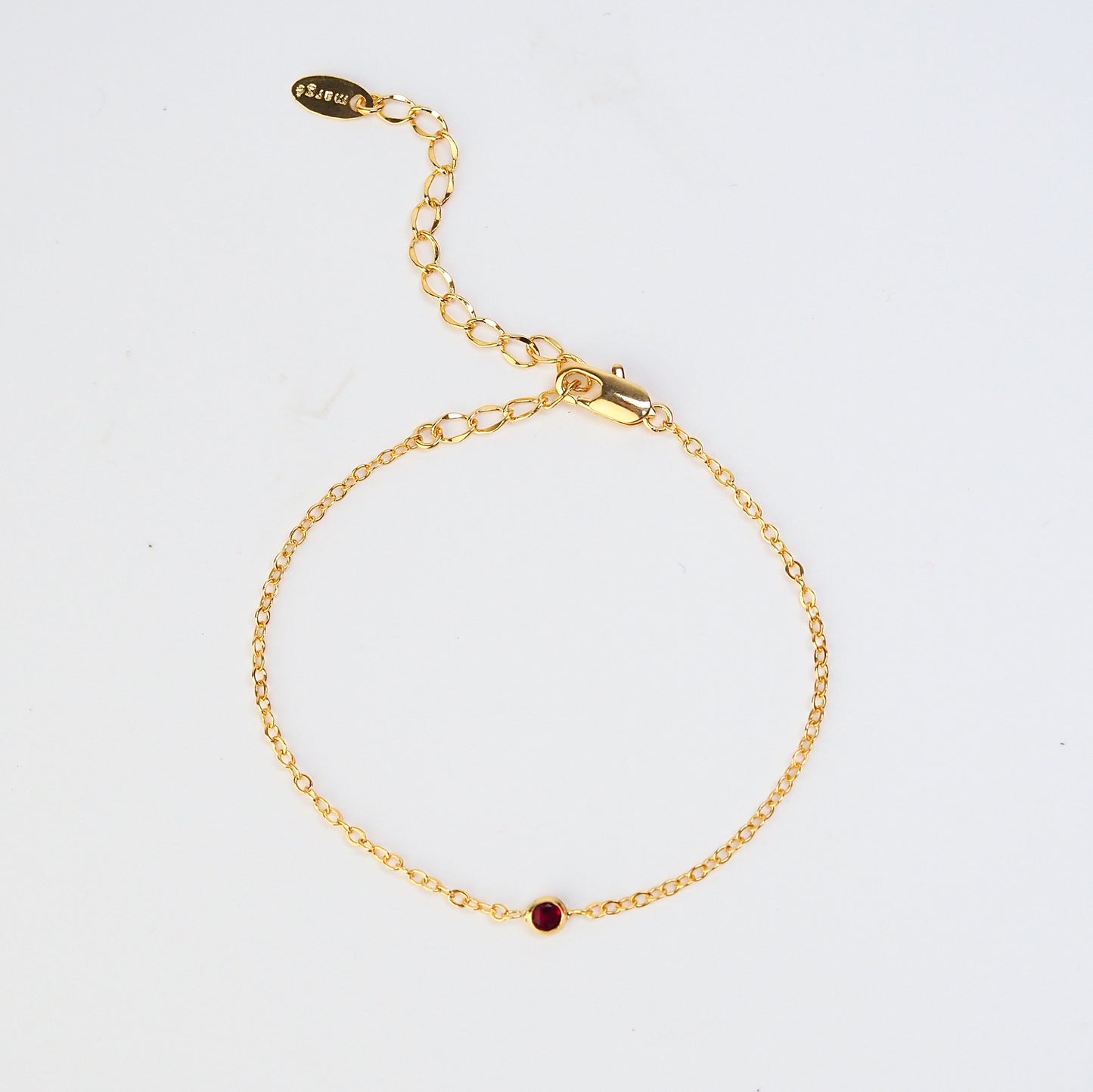 Pulseira Uma Zircônia Mês Aniversário