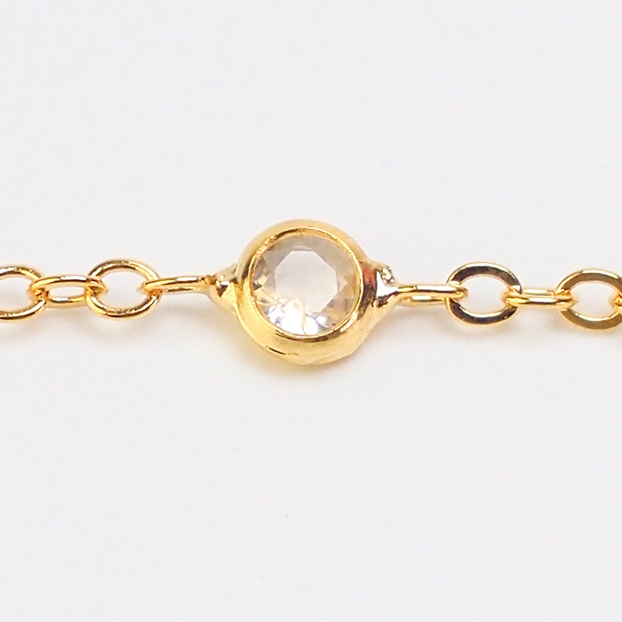 Pulseira Uma Zircônia Mês Aniversário