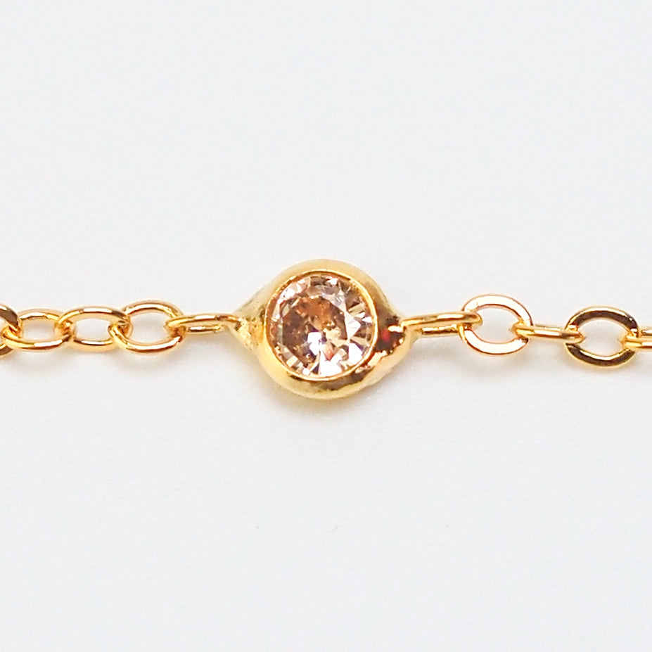 Pulseira Uma Zircônia Mês Aniversário