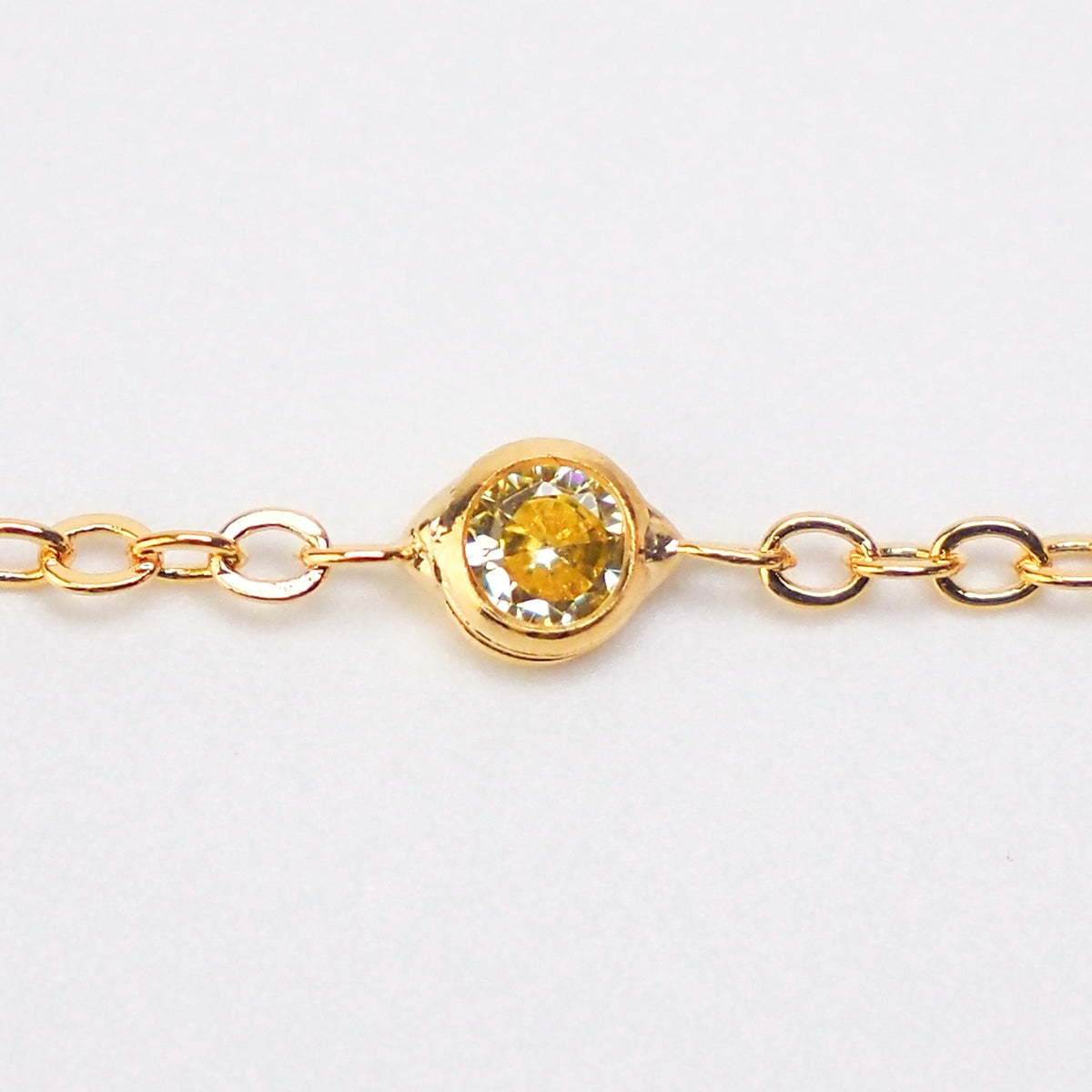 Pulseira Uma Zircônia Mês Aniversário