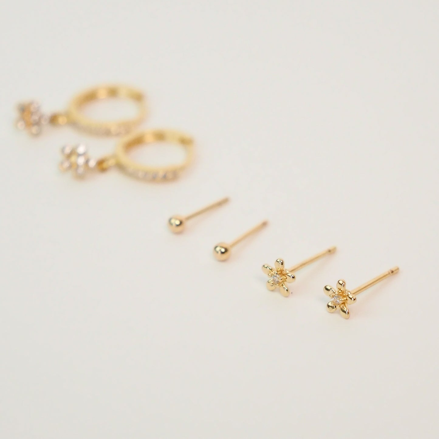 Kit Florzinha dourado