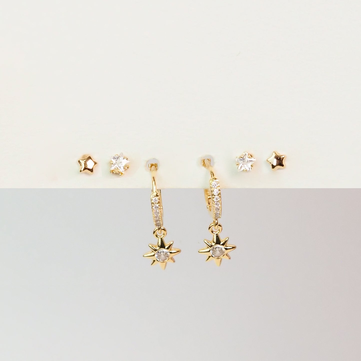 Kit estrelinha dourado
