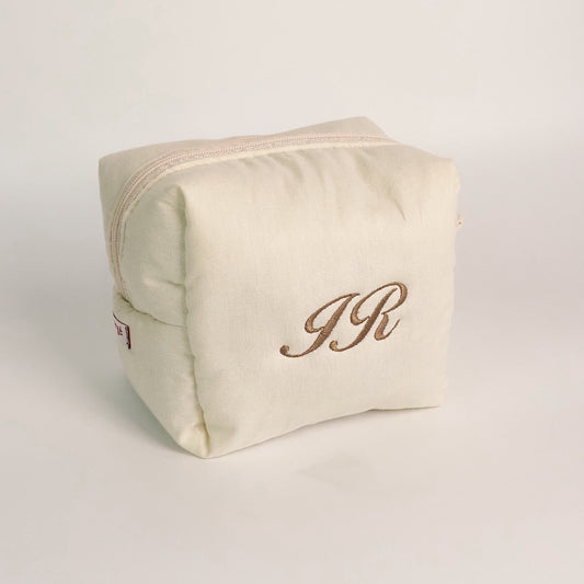 Necessaire Inicial Creme M - margê atelier