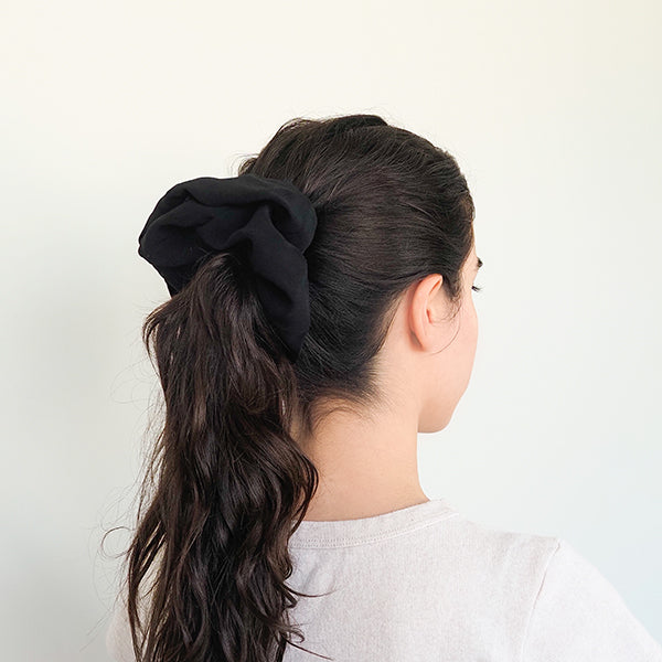 Scrunchie Maxi preta