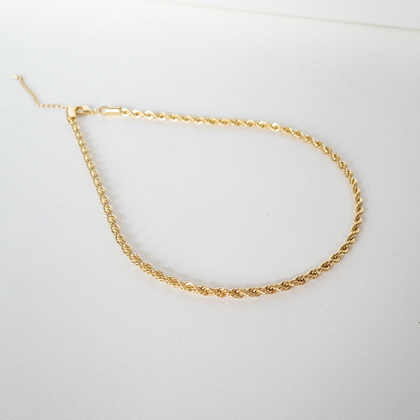 Choker cordão baiano bold dourado - margê atelier