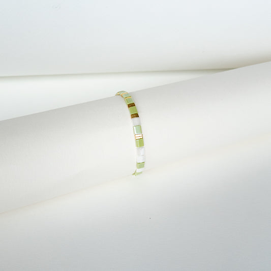 Pulseira iris verde - margê atelier