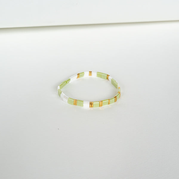 Pulseira iris verde - margê atelier