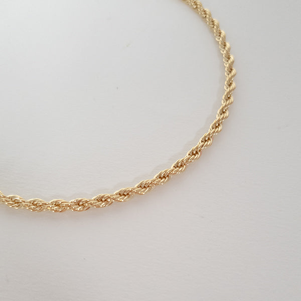 Choker cordão baiano bold dourado - margê atelier